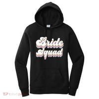 Bride Squad Retro Bachelorette Party Bridesmaids Meaningful Gift Women's Hoodie thumb 0
