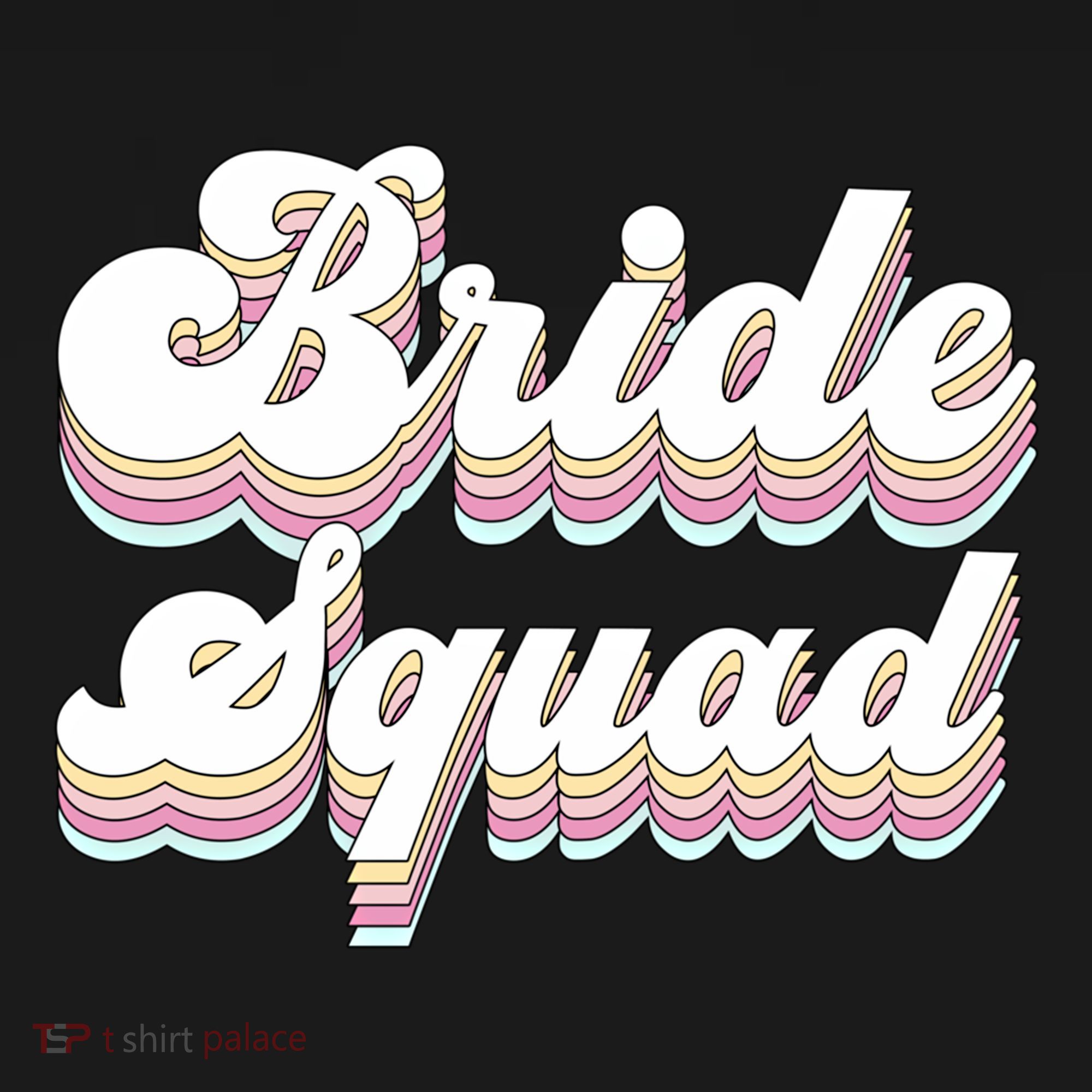 Bride Squad Retro Bachelorette Party Bridesmaids Meaningful Gift Women's Hoodie