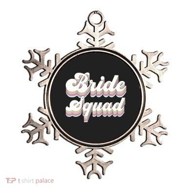 Bride Squad Retro Bachelorette Party Bridesmaids Meaningful Gift Ornament