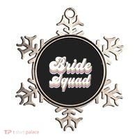 Bride Squad Retro Bachelorette Party Bridesmaids Meaningful Gift Ornament thumb 0