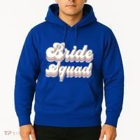 Bride Squad Retro Bachelorette Party Bridesmaids Meaningful Gift Hoodie thumb 2
