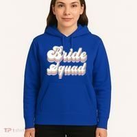 Bride Squad Retro Bachelorette Party Bridesmaids Meaningful Gift Hoodie thumb 5