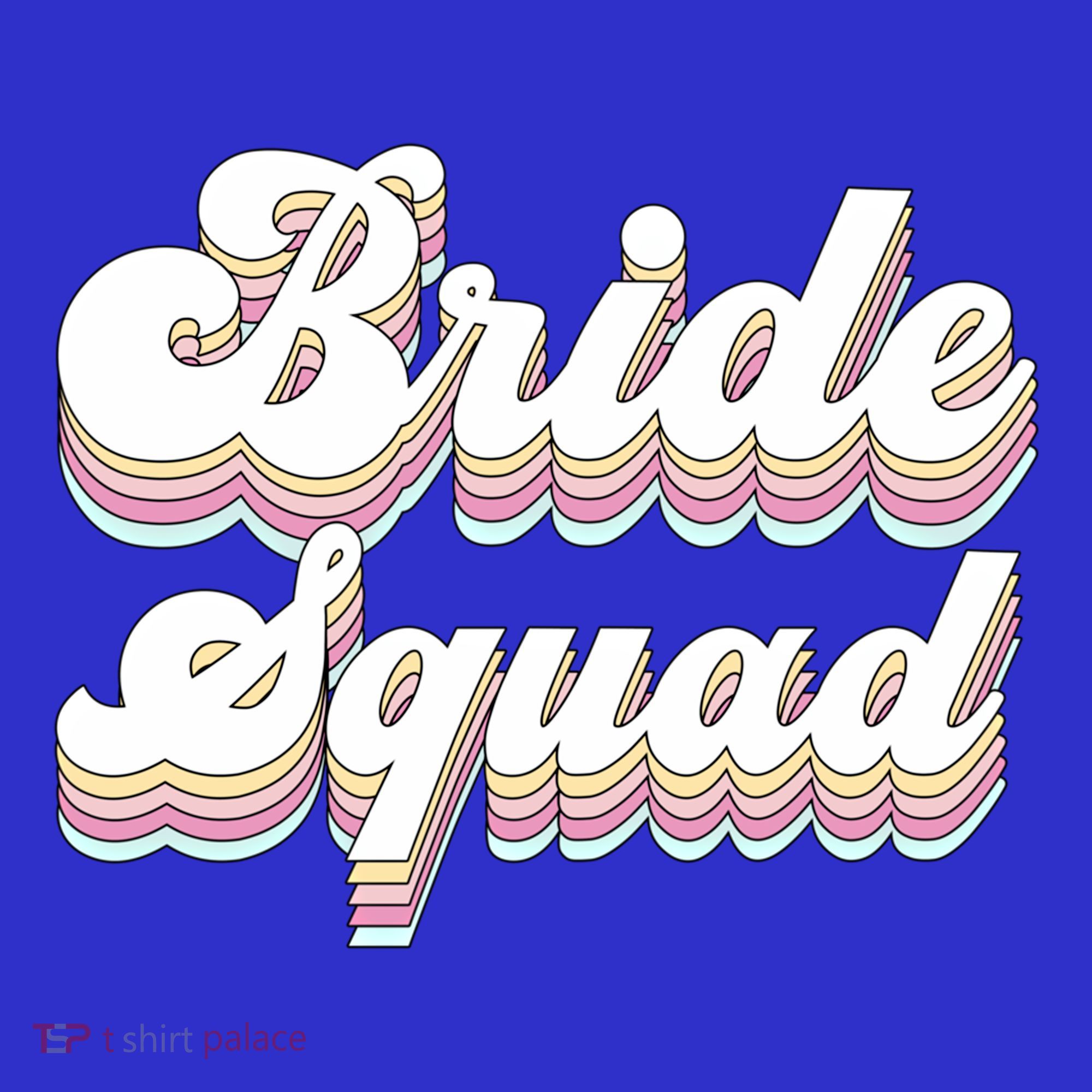 Bride Squad Retro Bachelorette Party Bridesmaids Meaningful Gift Hoodie