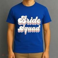 Bride Squad Retro Bachelorette Party Bridesmaids Meaningful Gift T-Shirt thumb 3