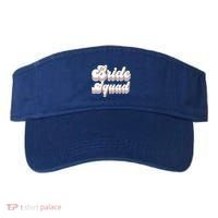 Bride Squad Retro Bachelorette Party Bridesmaids Meaningful Gift Visor thumb 0