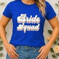 Bride Squad Retro Bachelorette Party Bridesmaids Meaningful Gift Women's T-Shirt thumb 2