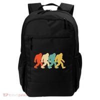 Bigfoot Silhouette Retro Pop Art Sasquatch Backpack thumb 0