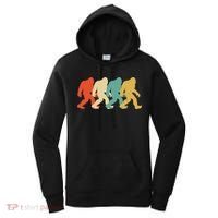 Bigfoot Silhouette Retro Pop Art Sasquatch Women's Hoodie thumb 0