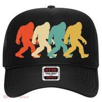 Bigfoot Silhouette Retro Pop Art Sasquatch Hat thumb 0