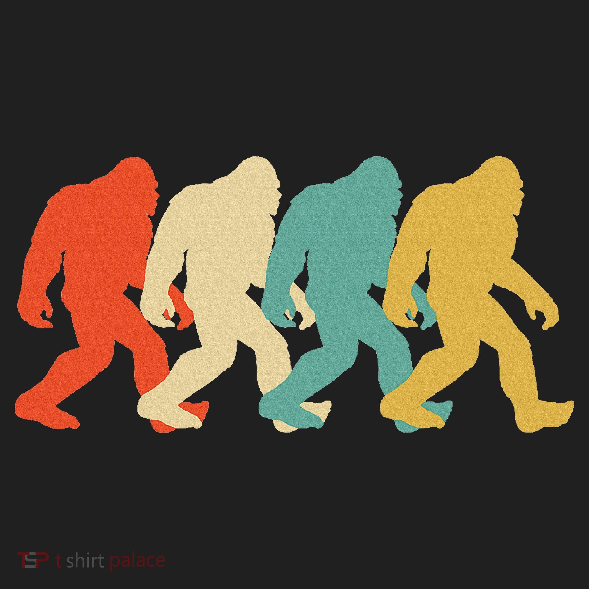 Bigfoot Silhouette Retro Pop Art Sasquatch Hat