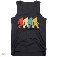Bigfoot Silhouette Retro Pop Art Sasquatch Tank Top thumb 0