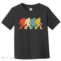 Bigfoot Silhouette Retro Pop Art Sasquatch Toddler T-Shirt thumb 0