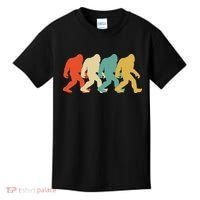 Bigfoot Silhouette Retro Pop Art Sasquatch Kids T-Shirt thumb 0