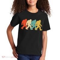 Bigfoot Silhouette Retro Pop Art Sasquatch Kids T-Shirt thumb 2