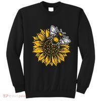Bumblebee Sunflower Springtime Save The Bees Honeybee Sweatshirt thumb 0