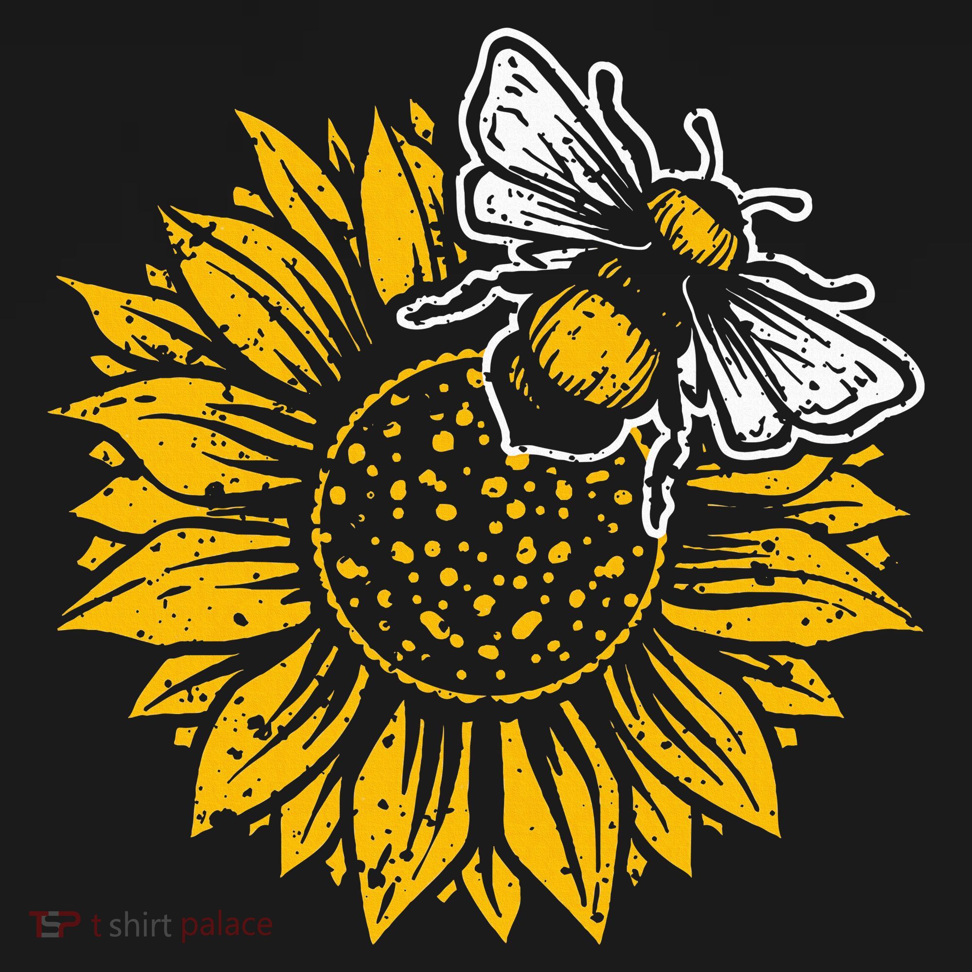 Bumblebee Sunflower Springtime Save The Bees Honeybee Polo