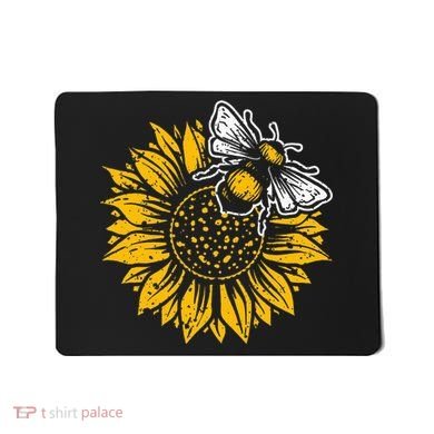 Bumblebee Sunflower Springtime Save The Bees Honeybee Mousepad