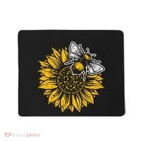 Bumblebee Sunflower Springtime Save The Bees Honeybee Mousepad thumb 0