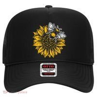 Bumblebee Sunflower Springtime Save The Bees Honeybee Hat thumb 0