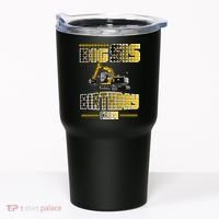 Big Sis Sister Birthday Crew Party Excavator Tumbler thumb 0