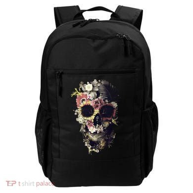 Bloom Skull Sunflower Backpack