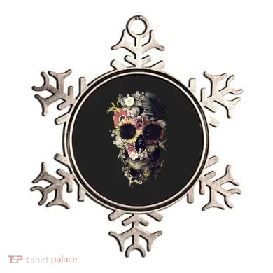 Bloom Skull Sunflower Ornament