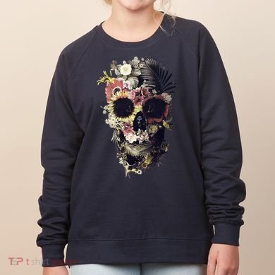 Bloom Skull Sunflower Women's Sweatshirt