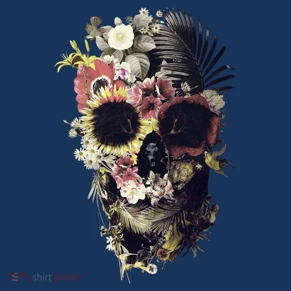 Bloom Skull Sunflower Doggie Tank