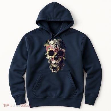 Bloom Skull Sunflower Hoodie