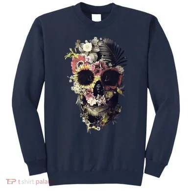 Bloom Skull Sunflower Sweatshirt