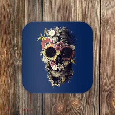 Bloom Skull Sunflower Coaster
