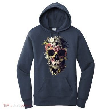 Bloom Skull Sunflower Women's Hoodie