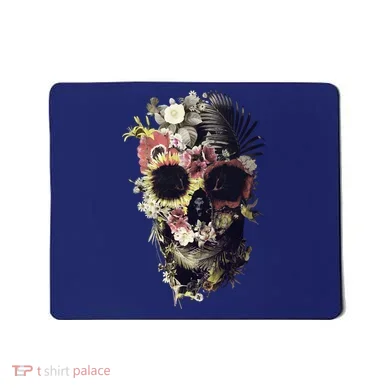 Bloom Skull Sunflower Mousepad