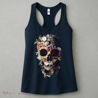 Bloom Skull Sunflower Women's Tank Top thumb 3
