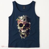 Bloom Skull Sunflower Tank Top thumb 2