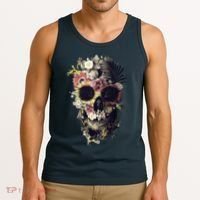 Bloom Skull Sunflower Tank Top thumb 3