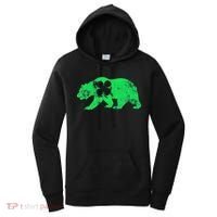 Bear Shamrock St Patrick's Day Irish Clover Saint Paddys Women's Hoodie thumb 0