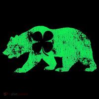 Bear Shamrock St Patrick's Day Irish Clover Saint Paddys Mousepad thumb 1