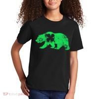 Bear Shamrock St Patrick's Day Irish Clover Saint Paddys Kids T-Shirt thumb 2