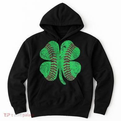 Baseball Shamrock St. Patrick's Day Saint Paddy's Hoodie