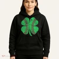Baseball Shamrock St. Patrick's Day Saint Paddy's Hoodie thumb 5
