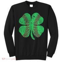 Baseball Shamrock St. Patrick's Day Saint Paddy's Sweatshirt thumb 0