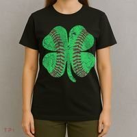 Baseball Shamrock St. Patrick's Day Saint Paddy's T-Shirt thumb 4