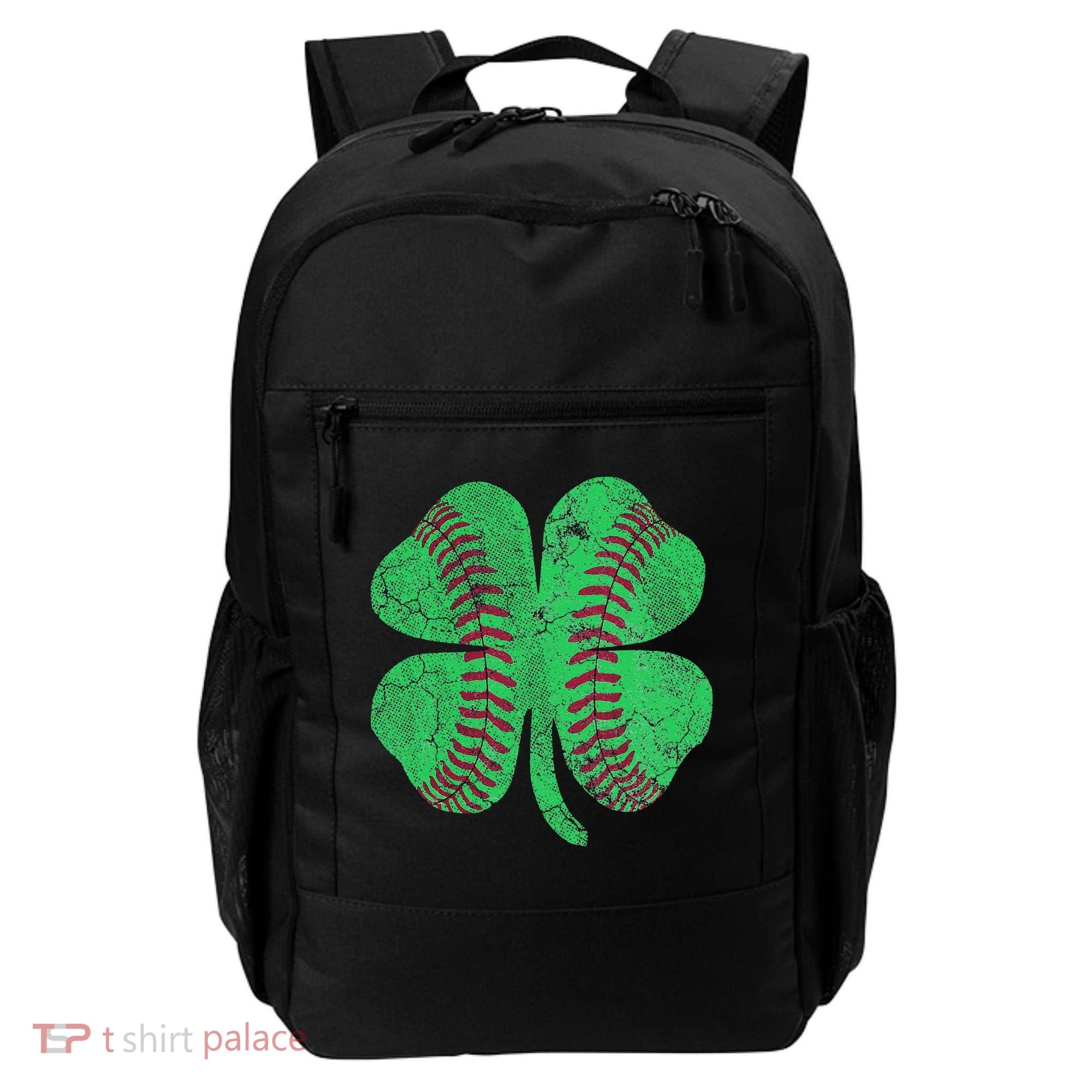 Baseball Shamrock St. Patrick's Day Saint Paddy's Backpack