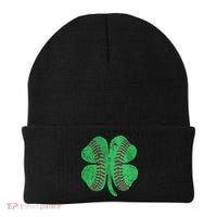 Baseball Shamrock St. Patrick's Day Saint Paddy's Beanie thumb 0