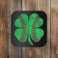 Baseball Shamrock St. Patrick's Day Saint Paddy's Coaster thumb 0