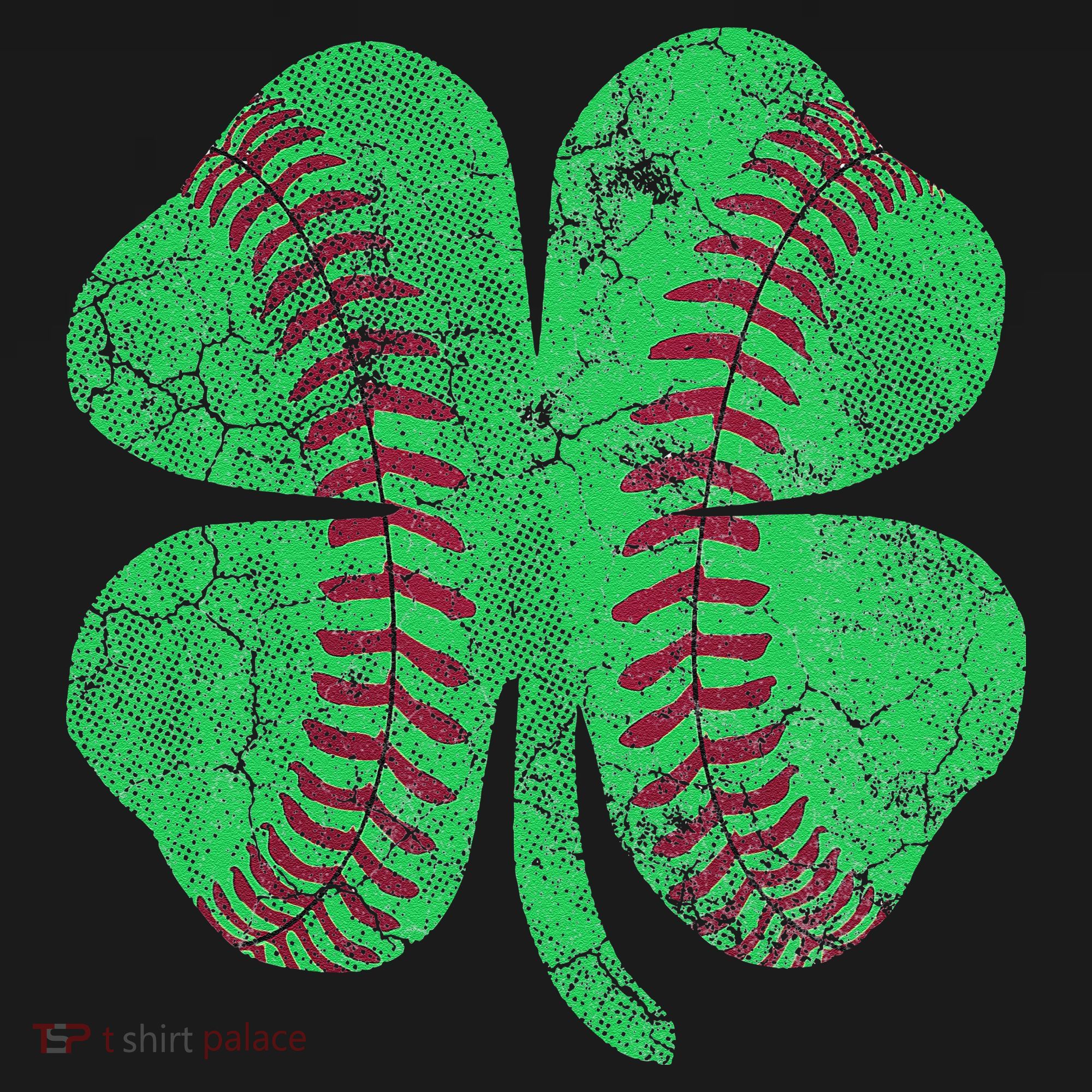 Baseball Shamrock St. Patrick's Day Saint Paddy's Coaster
