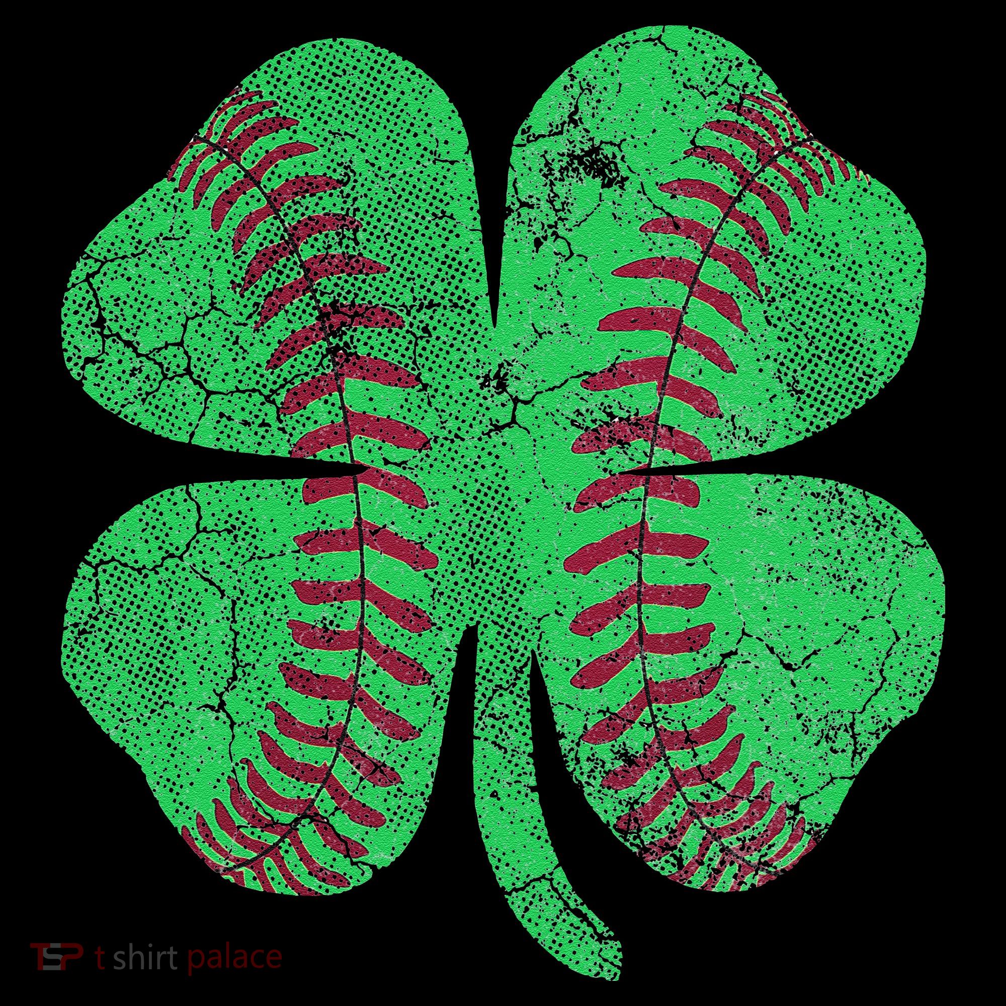 Baseball Shamrock St. Patrick's Day Saint Paddy's Mousepad