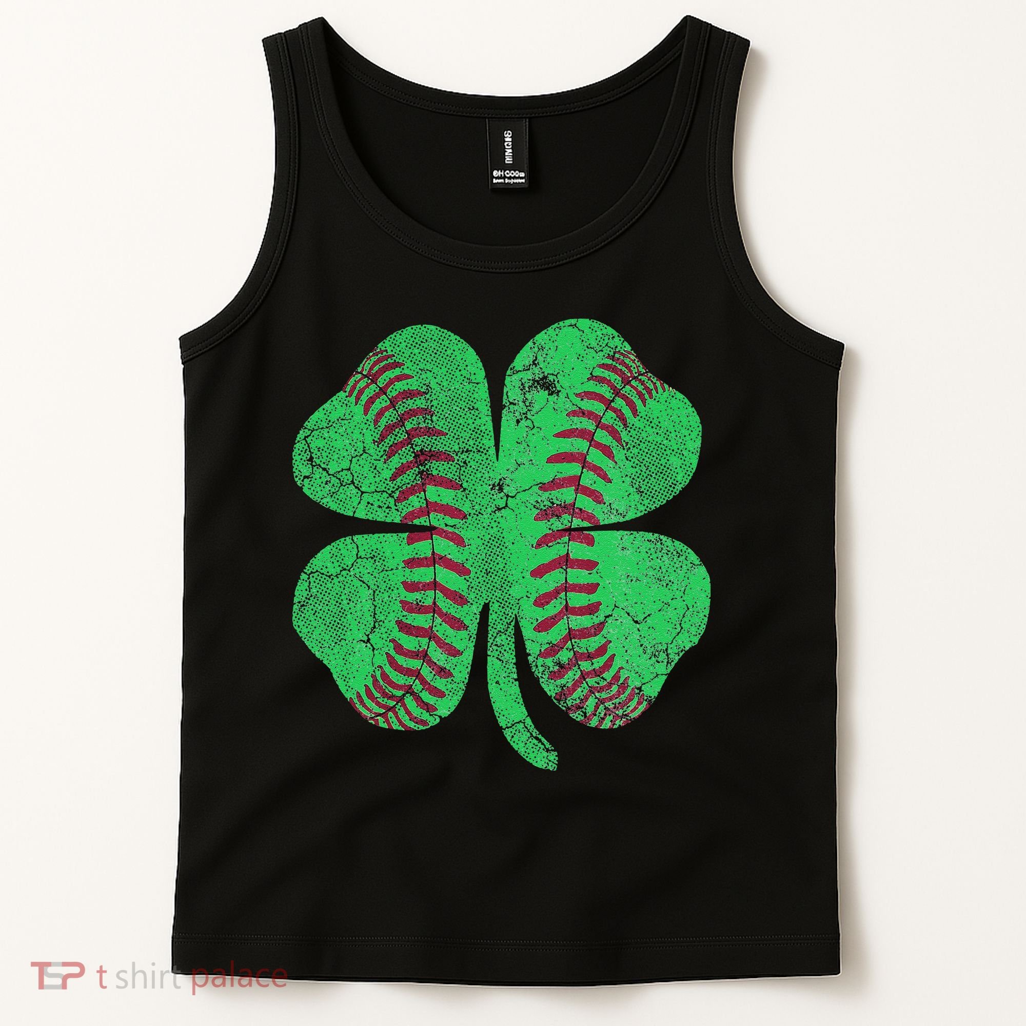 Baseball Shamrock St. Patrick's Day Saint Paddy's Tank Top