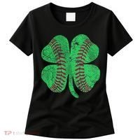 Baseball Shamrock St. Patrick's Day Saint Paddy's Women's T-Shirt thumb 0